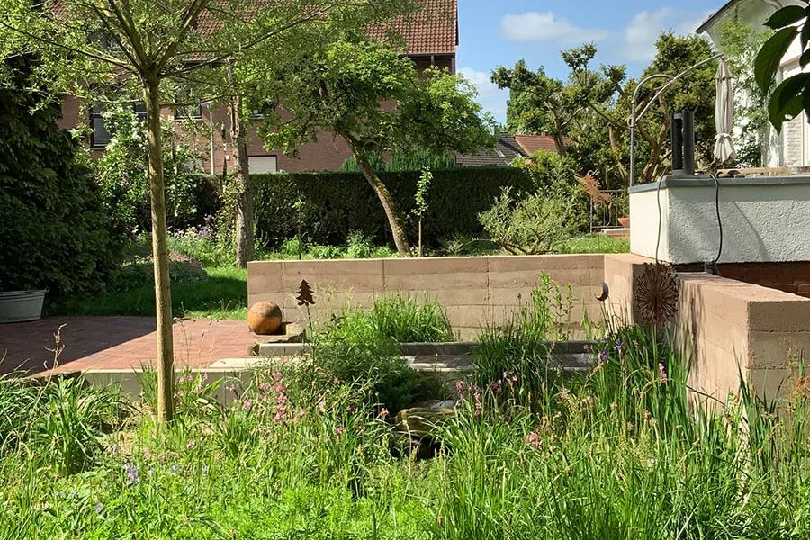 Regenwasserversickerung nachher