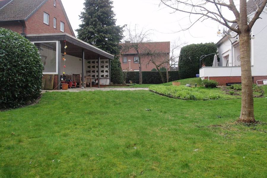 Regenwasserversickerung vorher